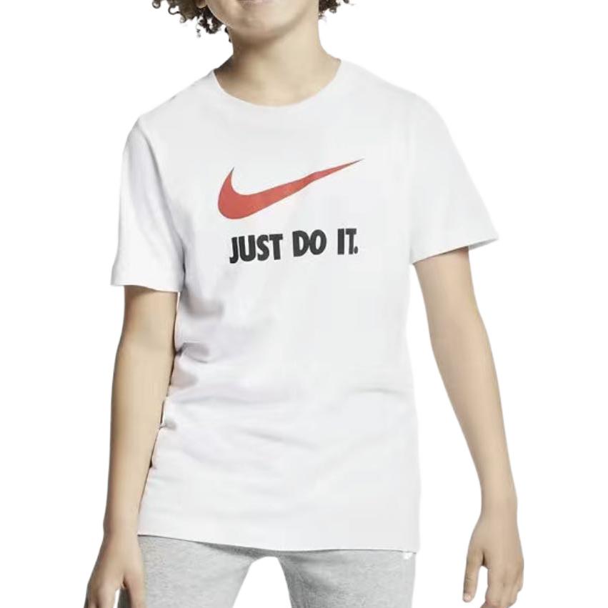 Nike Kids T Shirts Crew Neck Moderate AR5249-100