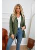 2022 Women's Plus Size Cotton Hooded Windbreaker - Spring/Autumn Loose Solid Color Coat