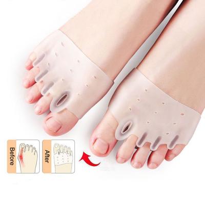 Separadores de dedos ortopédicos para juanetes, almohadillas reutilizables para la alineación del pie, enderezadores de dedos para hombres y mujeres (2, 4 o 10 unidades)