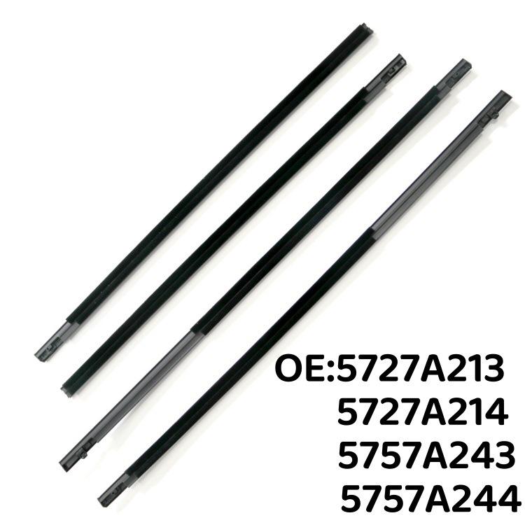 Passt für Mitsubishi ASX Modelle 2010-2016: Fenster-Regenschutz & Dichtungsleiste 5727A213.