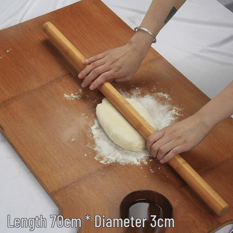 

Yuzhuxun Household Solid Rolling Pin, 70cm