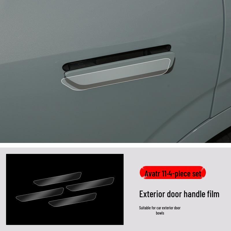 

Прозрачная полиуретановая защитная пленка для углов дверей Avatr 11, Защита от царапин, Передняя и задняя