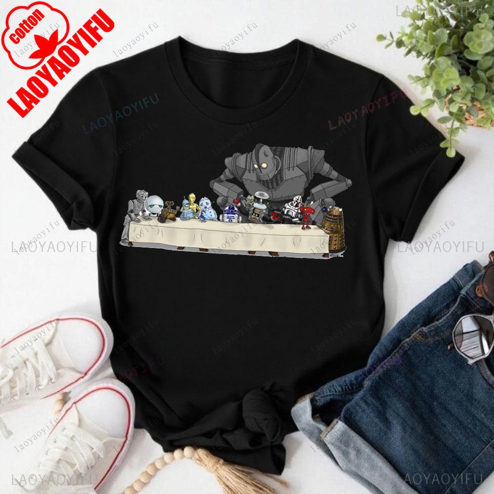 FFuturama Retro Robot Print T Shirt Unisex Clothing Bender Evolution Geek Graphic Tshirts Women Unisex Harajuku Casual Top Clothing