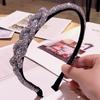 Simple Women Hair Accessories Rhinestone Crystal Fashion Headdress Head Hoop Headband Hair Band