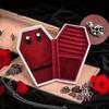 Gothic Jewelry Box Coffin Shaped Multi-Compartment Organizer Trinkets Storage Display Halloween Gift Packaging Box Portable
