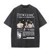 Washed Vintage Rock Band Fleetwood Mac Graphic T-shirt Stevie Nicks T Shirt Rumours T Shirts Men Women Gothic Oversized T-shirts