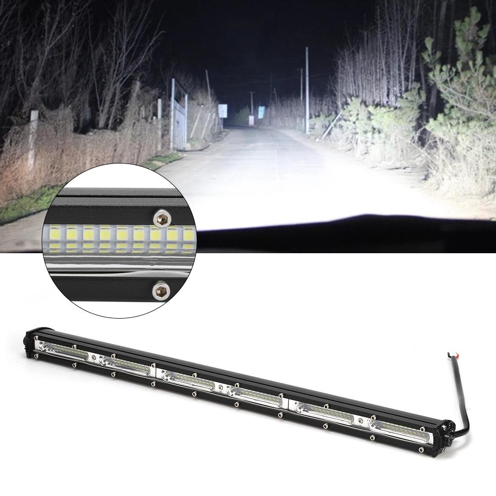 180W Universal Car Boat Modified 60LED Work Lamp Bar Driving Light Accessory