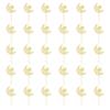 30 Pieces Elegant Cake Decorations for Eid Festivals Moon Star Themes Easy Installation Toppers for Family Parties