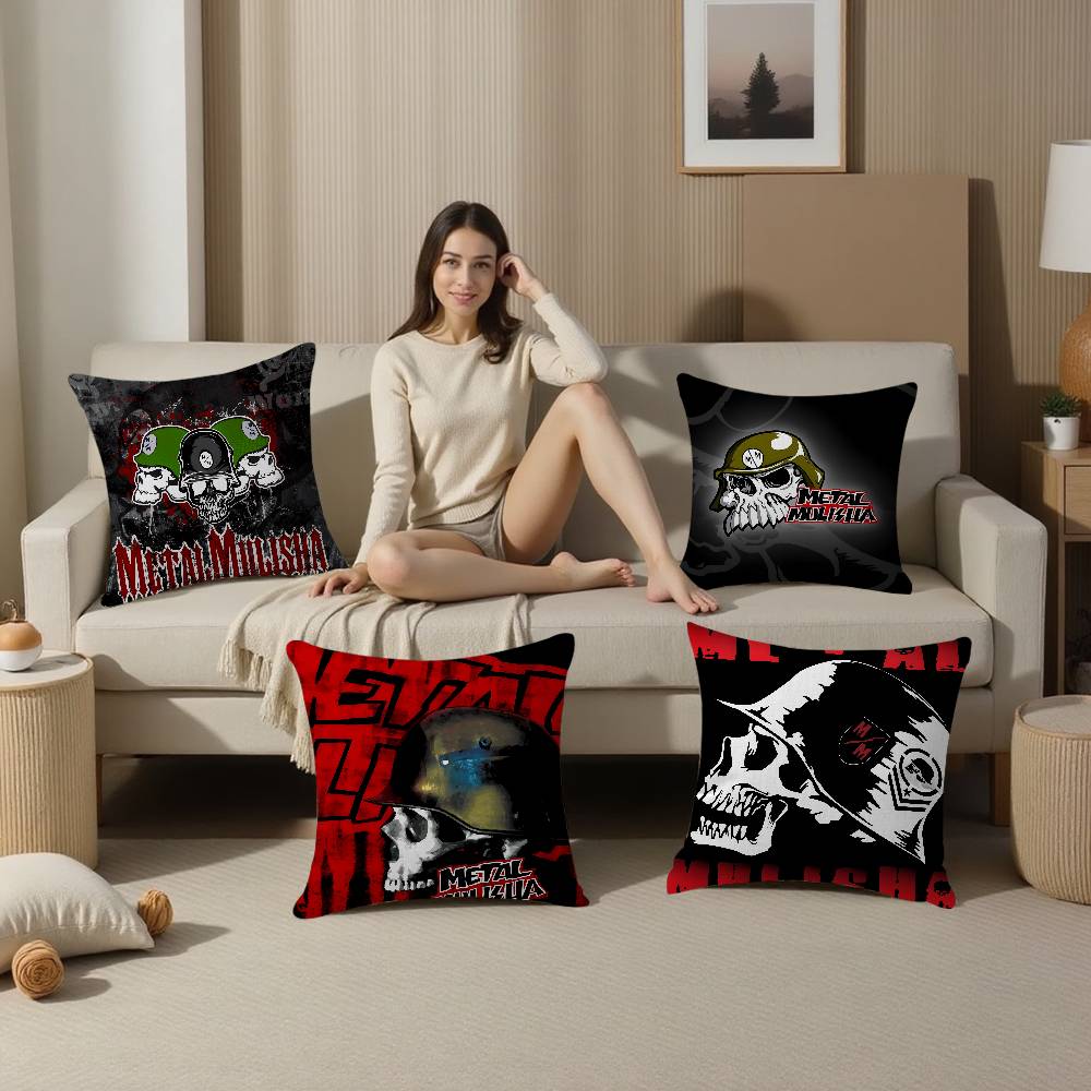 M-Metal M-Mulisha Pillow Gifts Home Office Furnishings Bedroom Sofa Car Cushion Cover case 45x45cm