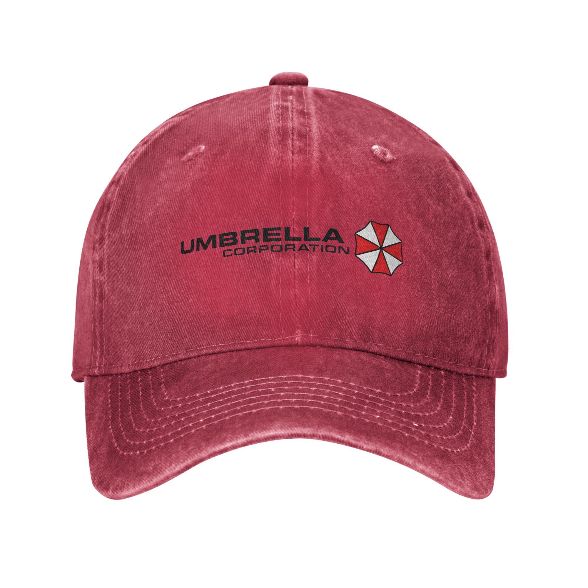 Summer Umbrella Corporation Logo  Baseball Cap Sun Residents Evils Adjustable Washed Trucker Hat Unisex Women Stylish Baseball Caps One Size