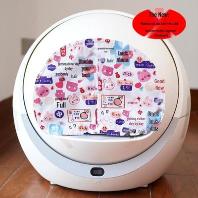 Petree Litter Box Cover: Automatic, Deodorizing, Dustproof, Replaceable, Washable, Fully Enclosed.