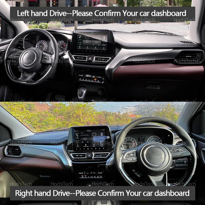 Car Dashboard Cover Anti-Slip Mat Protect Pad Sunshade Carpet Rug For Suzuki FRONX Starlet Cross WDB3S WEB3S 2023 2024-Present