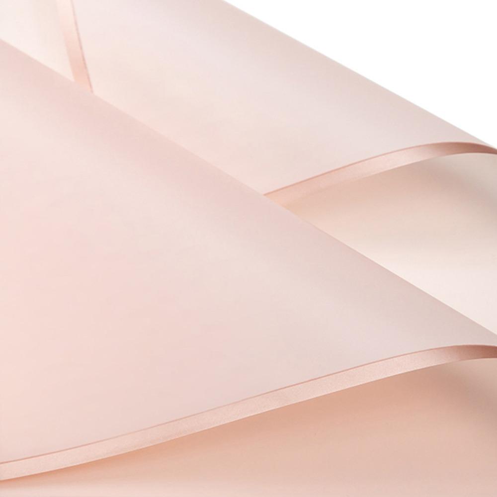 20 Sheets 9 Colors Flower Wrapping Paper Waterproof Gold Edge Bouquet Wrapping Paper Half Transparent
