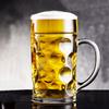 1000ml Transparenter Bleifreier Glas Bierkrug Craft Beer Krug Große Kapazität Glasbecher Heldenbecher 1 Liter Bierkrug