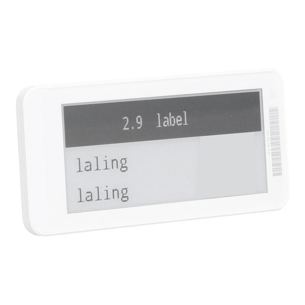Elektronischer Preis Smart Bildschirmanzeige Regaletikett Geringer Verbrauch 2,9 Zoll