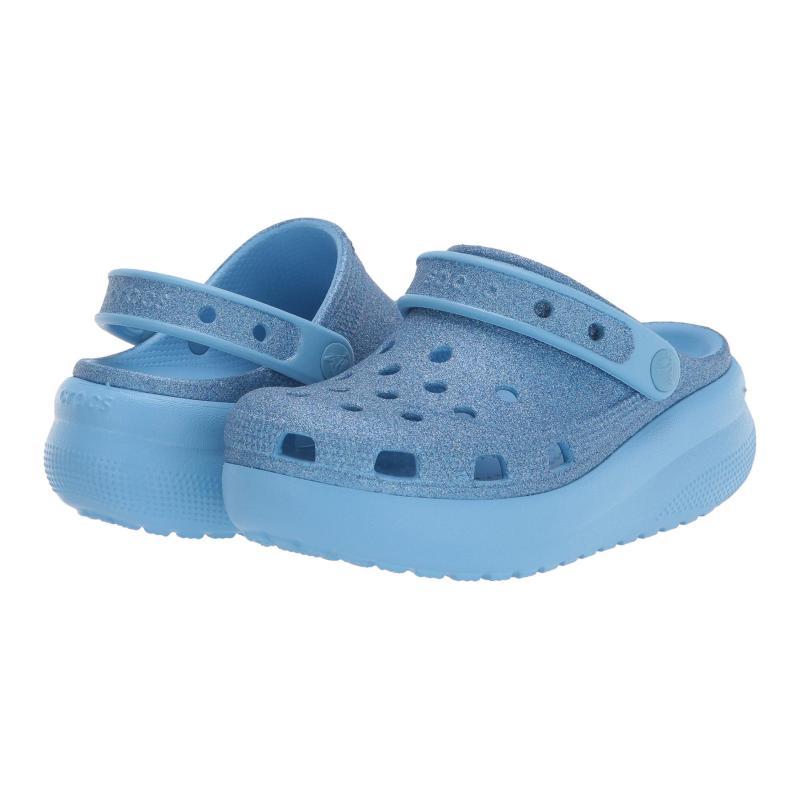 Crocs Comfortable and Versatile Non-slip and Wear-resistant Rebound Children's Sandals Blue Children's Model