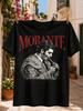 Morante de la Puebla mit Graustufen-Stierkämpfer-Porträt Zigarrenflamme und Übergroßer Roter Name Unisex Alles T-Shirt