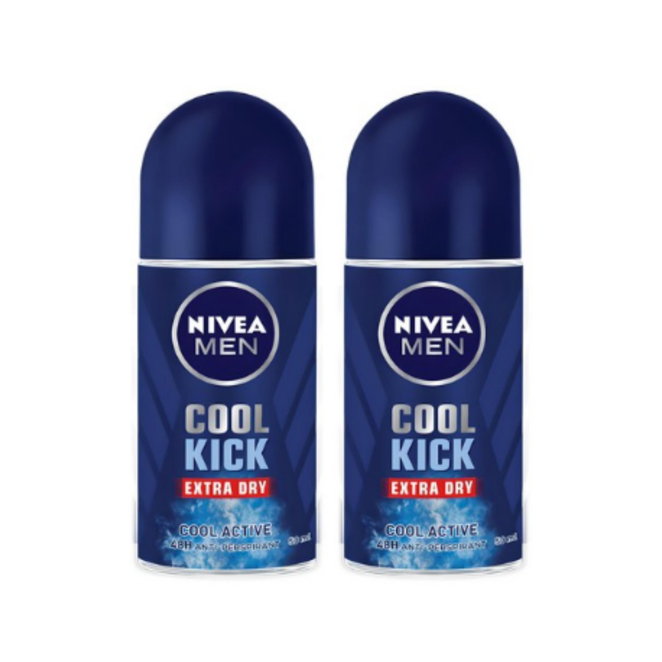 

Дезодорант Nivea Man Roll On Cool Kick, 50 мл, 2 шт.