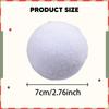 Fake Snowballs Artificial Snowballs Mesh Bag Storage for Kids Ornaments White Snow Fight Balls 7 Cm for Supplies