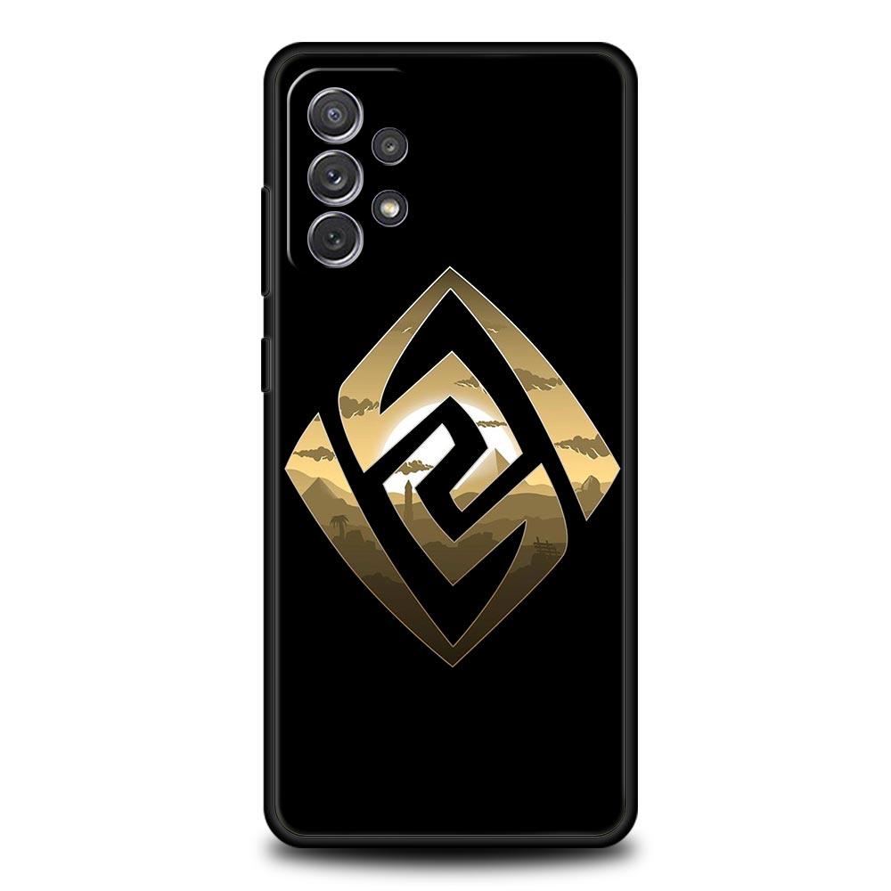Cute Genshin impact Logo Case For Samsung Galaxy A51 A71 A41 A31 A21S A11 A01 A03S A12 A32 A52 A22 A13 A23 A33 A53 A73 5G Cover
