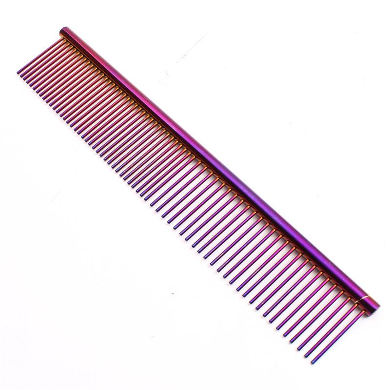 Teddy Dog Detangling Stainless Steel Comb for Grooming Large Dogs