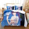 3D Anime Yuragi-sou No Yuuna-san Bedding Set Print With Pillowcase Duvet Cover Soft Single Double Queen Super King Size Bedroom