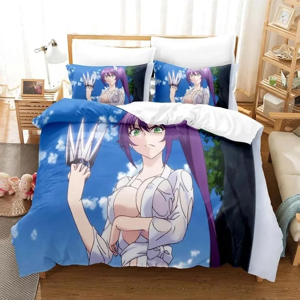 3D Anime Yuragi-sou No Yuuna-san Bedding Set Print With Pillowcase Duvet Cover Soft Single Double Queen Super King Size Bedroom
