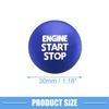 Engine Start Stop Button Cover Trim Single  for Toyota Tacoma Blue