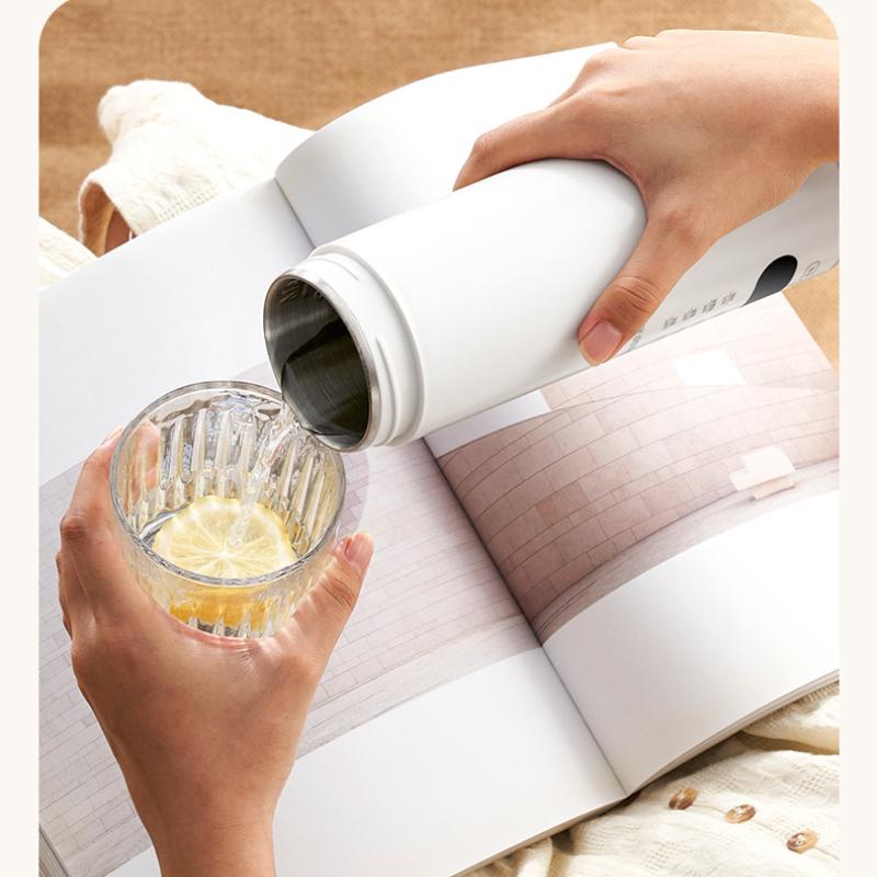 Portable Electric Travel Cup Small Heating for Office and Traveling Keep Water Hot Anytime Anywhere