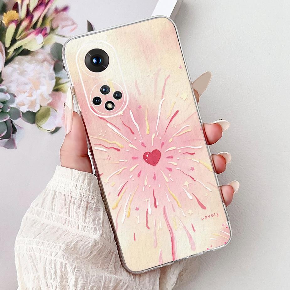 For Honor 50 Pro Case RNA-AN00 Cute Cat Lion Painted Cover Soft Slim Phone Case For Honor 50 Honor50 Pro 50Pro Back Cover Fundas