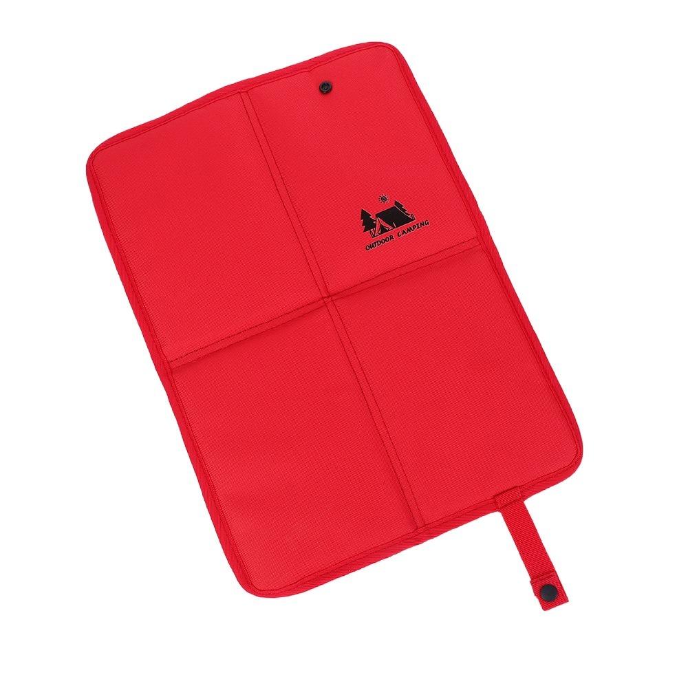 Oxford Cloth Picnic Mat Foldable Camping Mat Sit Pad Seat Cushion  Beach красный