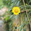 Indoor Ornaments Dripping Sunflower Pendant Alloy Flower Wind Chimes Pendant