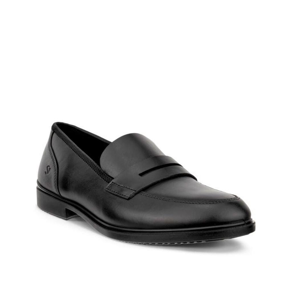 ECCO Dress Classic 15 Genuine Leather Size 3E Women's Loafers, 20984301001, Black, 24.5 cm,