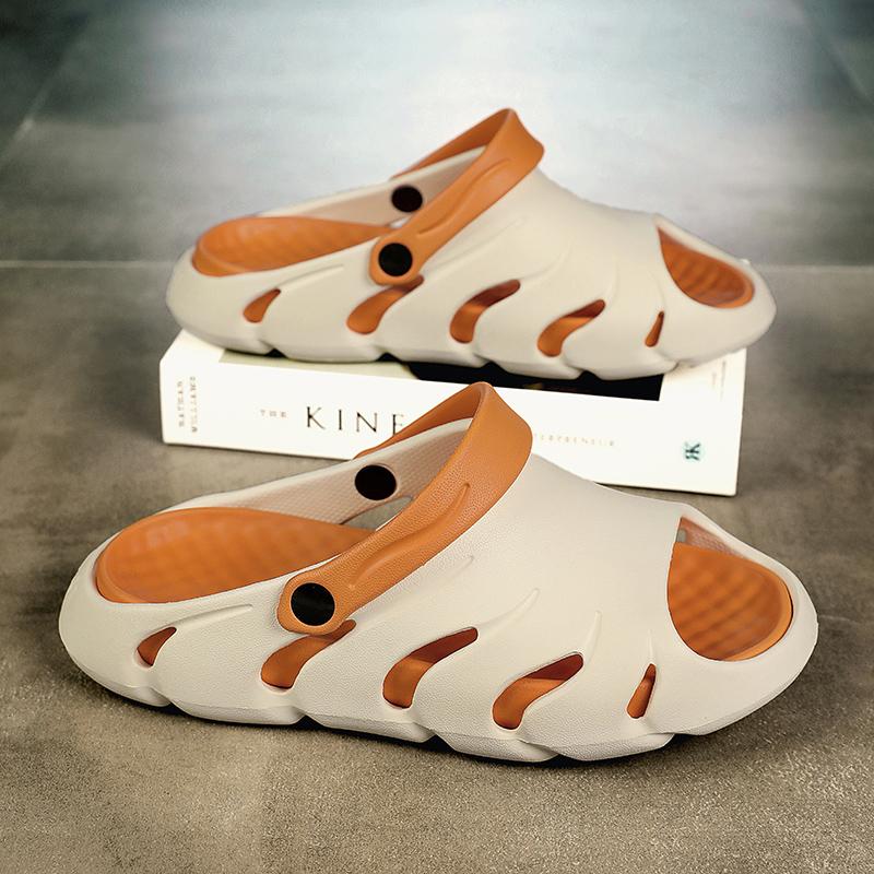 Slippers for Men Men's Sandals Shoes for Men Non-Slip Shoes Wear-resistant Beach Soft and Comfortable Bathroom Slippers New