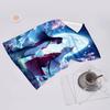 proof beach towel with Inuyasha & Kagome pattern - soft,absorbent,quick-drying,machine washable - perfect for swimming,camping,bathing