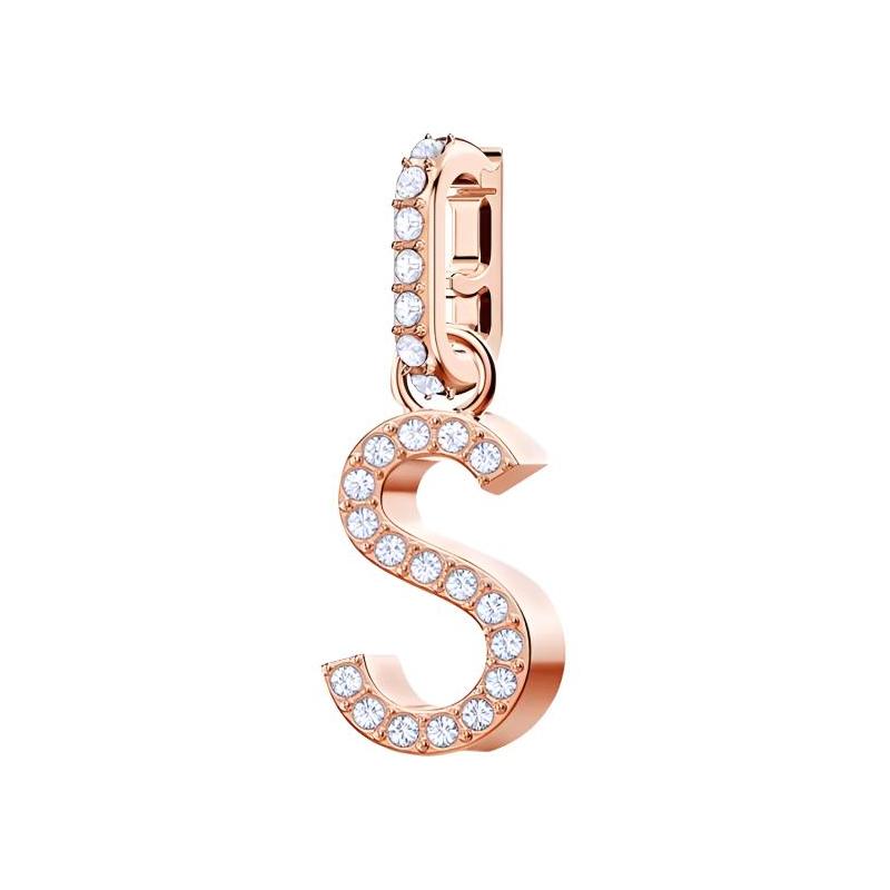 Swarovski Remix Collection Variety Magic Chain Versatile Letter S Imitation Crystal Necklace/Pendant Women s Rose Gold 5434399 золотой