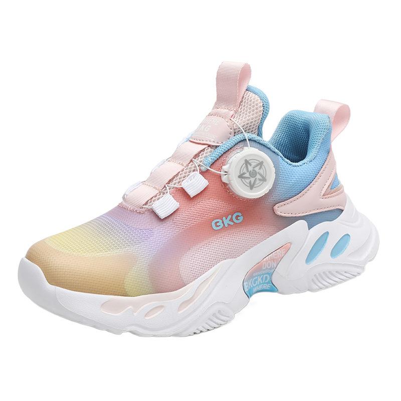 Girls' Sports Shoes 2025 Autumn New Breathable Net Tide Shoes Camouflage Personality BKG Brand Classmate Shoes