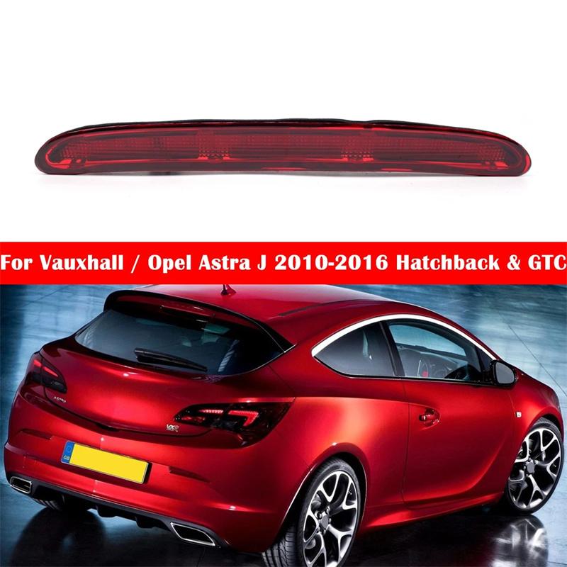 Светодиодный дополнительный стоп-сигнал для Vauxhall/Opel Astra J 5-дверный хэтчбек 09-2015, Astra J Gtc Opc 2012-2018 13372164 Красный