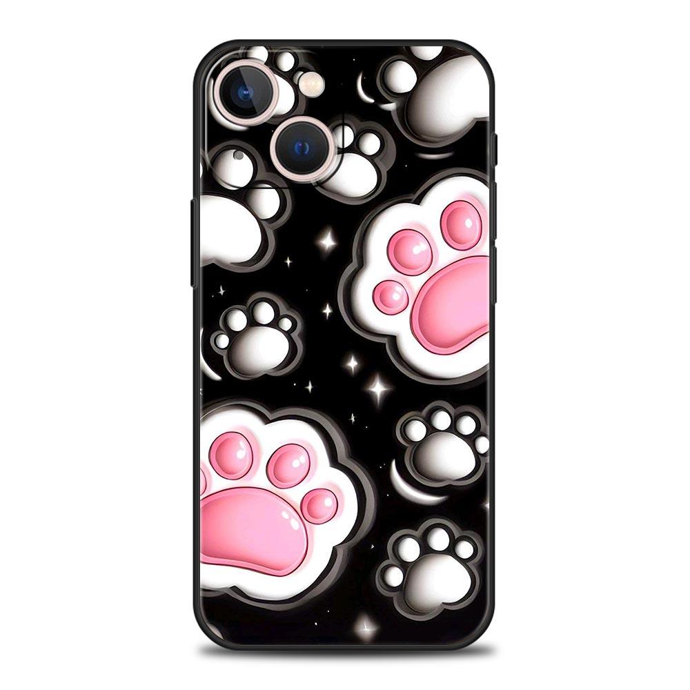 

Чехол для телефона Og Paw Print Aesthetics для iPhone 17 16 15 14 13 12 Pro Max 11 Pro Max 17 AIR Plus Ударопрочный Мягкий ТПУ Корпус iPhone 15 Plus