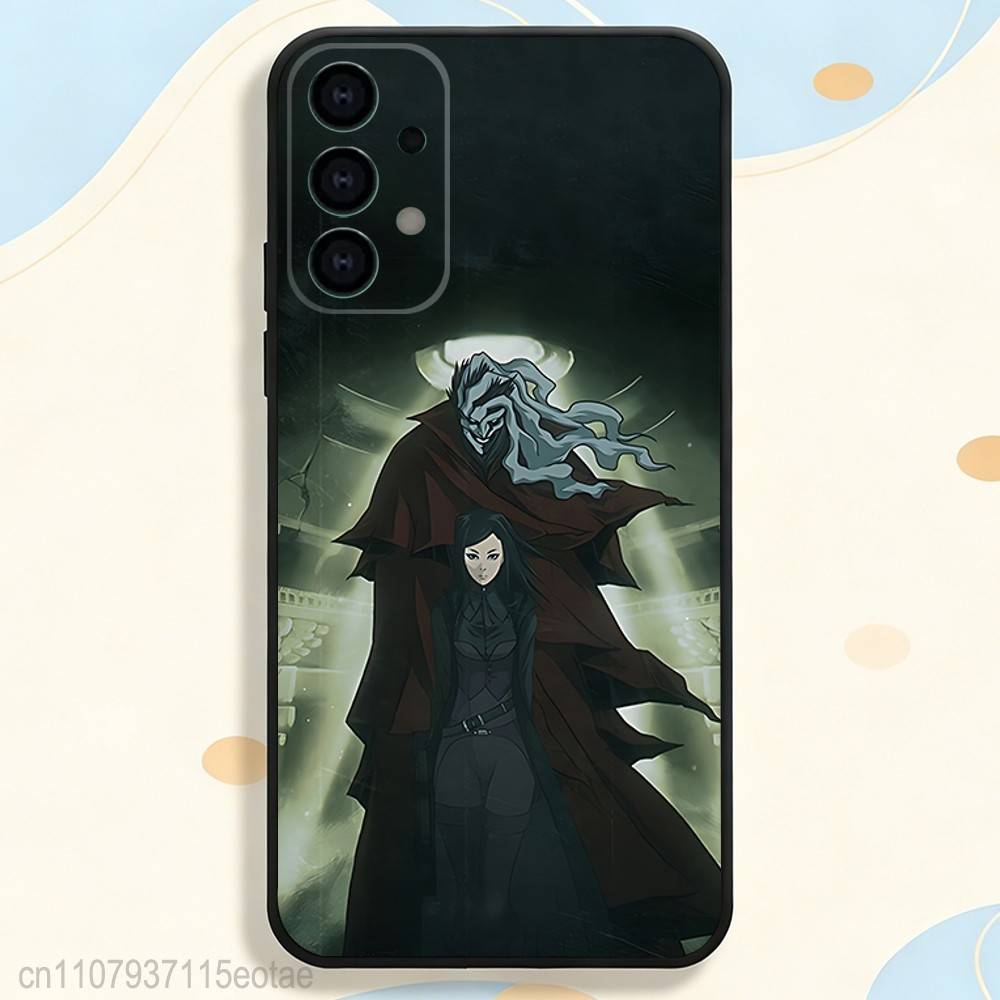 Anime E-ergo P-Proxy Phone Case For Samsung S25,S26,S24,S21,S22,S23,S30,Ultra,S20,Plus,Fe,Lite,5G Black Cover