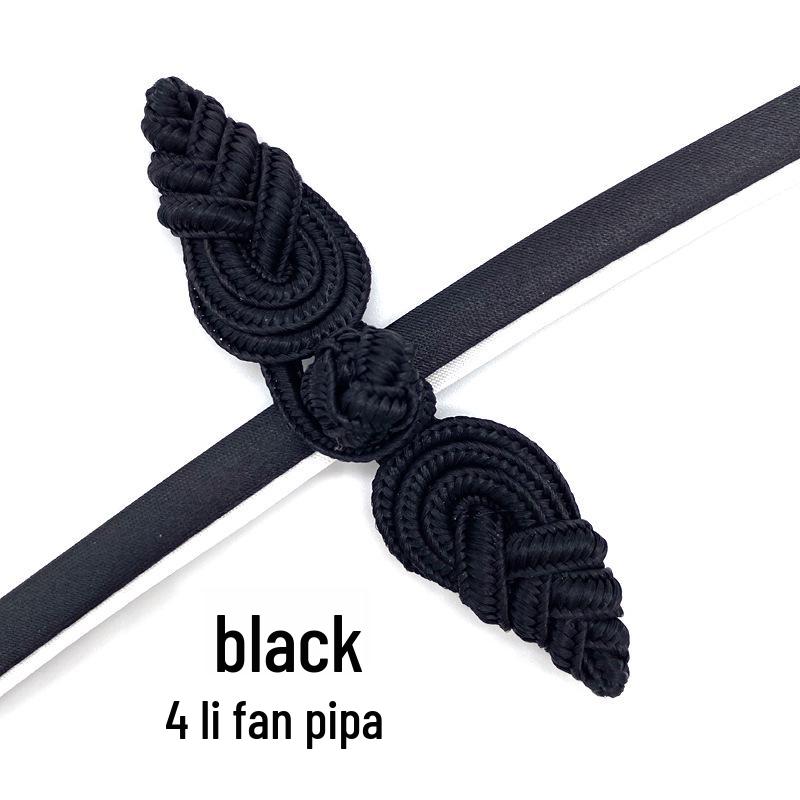 Reversible Handmade Pipa Buttons Tang Suit Cheongsam Coat Shoes Dyeable Polyester Clothing Buttons by Bai Xi Accessories