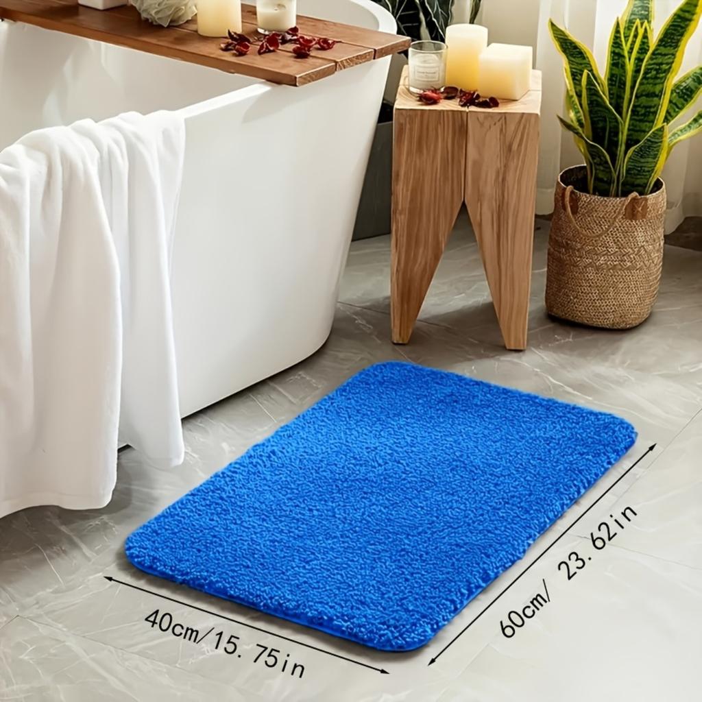 Long Fluff Ultra-absorbent Bath Mat, Anti-slip and Fall-proof, Super Soft Stepping Feel, Comfortable High-quality Bath Rug, Home Decor Floor Mat