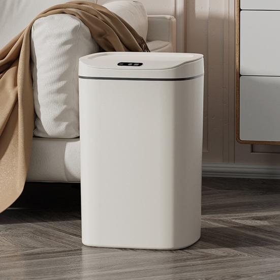 Smart Trash Bin with Sensor 12/14/16L Automatic Open Lid Garbage Storage Box Garbage Bin Odor Isolation Trash Can for Kitchen Bathroom Bedroom