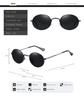 AORON Polarized Round Metal Fashion Sunglasses A604 Mirror Edition