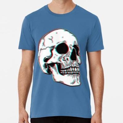 Grunge 3d Skull Size S To 5XL Made In the USA T-Shirt