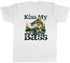 Kiss My Bass Unisexs TShirt Funny Fishing FisherUnisex Tee Gift