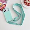 Crossbody Lanyard Phone Case For Samsung S25 Ultra S24 FE S23 S22 A16 A55 A35 iPhone 16 Pro Max 15 14 13 12 11 Shockproof TPU Solid Color Soft Cover