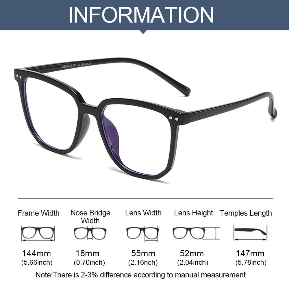 Ochelari de vedere supradimensionați, ochelari de computer, rame, femei, bărbați, ochelari de blocare a luminii albastre, ochelari optici