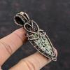 Dalmatian Jasper Pendant Copper Wire Wrapped Pendant Handmade Pendant Gemstone Copper Jewelry Unique Pendant Wire Wrap Jewelry Gift For Wife