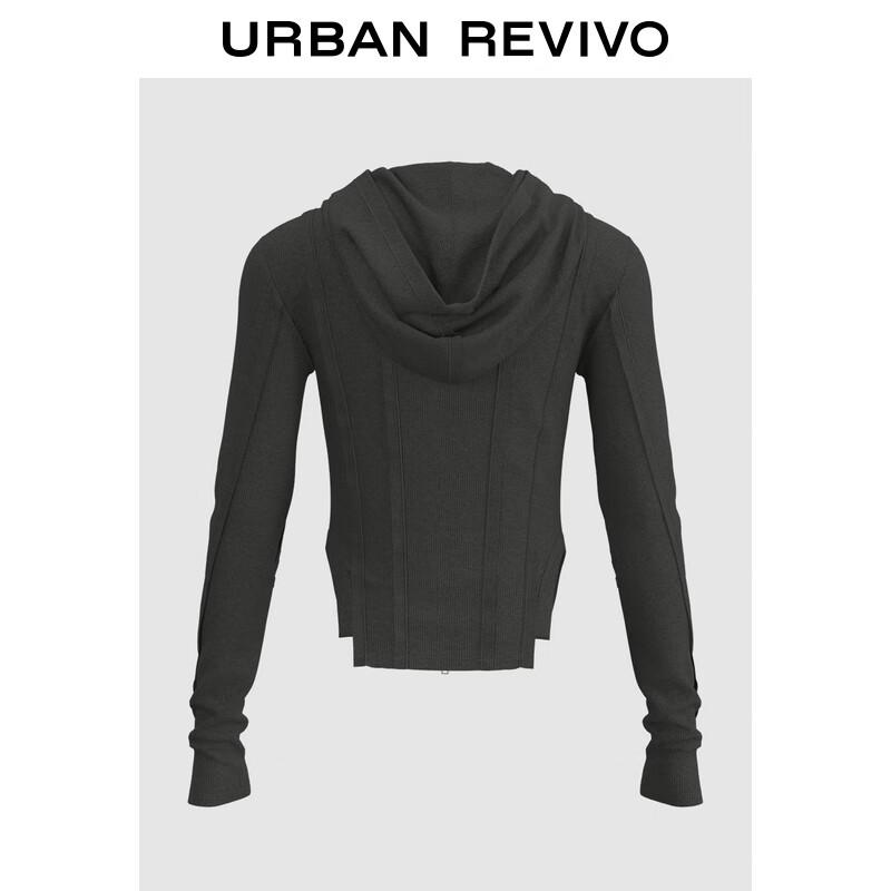 UR Women's Stacked Sleeve Slim Fit Hooded Jacket